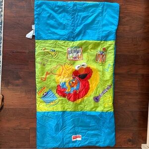 Vintage PlayHut Sesame Street Elmo’s World Sleeping Bag Slumber Sack